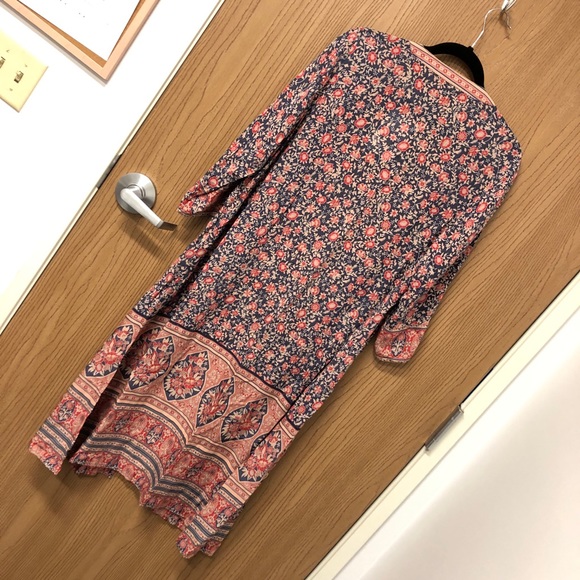 Spell & The Gypsy Jasmine Duster Kimono Navy NWT - Picture 8 of 8